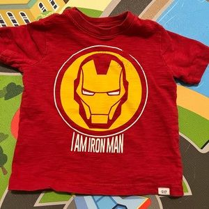 gap iron man shirt